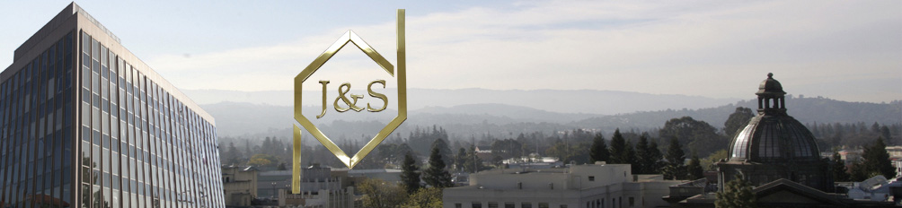 J&S Management - Logo, Building & Skyline Redwood City